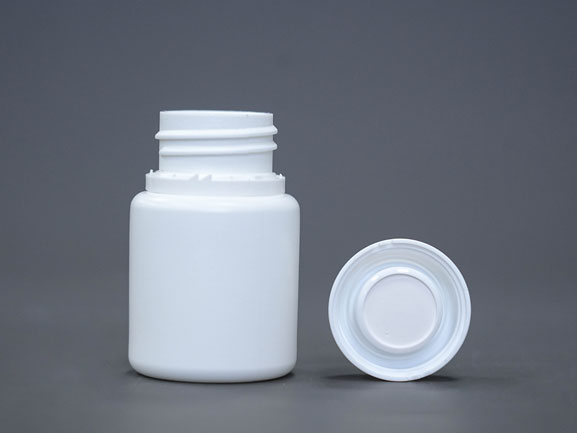 HDPE bottle with silica gel cap for solid dose 60ml